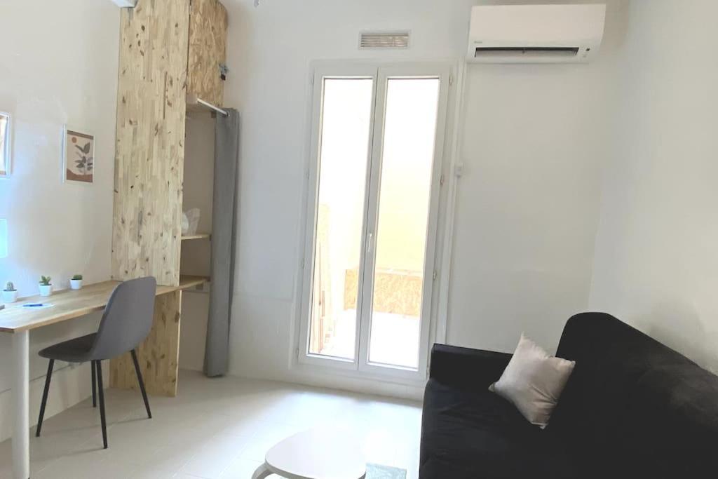 Studio "Les Cactus" Avec Terrasse A 5 Min A Pied De La Plage Ница Екстериор снимка