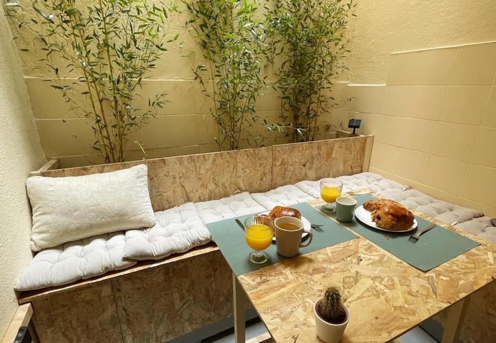 Studio "Les Cactus" Avec Terrasse A 5 Min A Pied De La Plage Ница Екстериор снимка